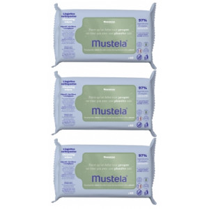 Купить Мустела авокадо салфетки очищающие (Mustela Avocado) 3 x 60 салфеток из категории Мама и малыш 