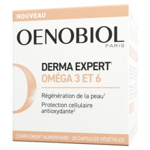 Купить Оенобиол Дерма Эксперт Омега 3 и 6 (Oenobiol) 30 капсул из категории Пищевые добавки 
