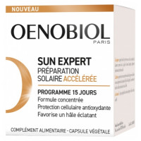 Оенобиол Сан Эксперт ускоренная подготовка к загару (Oenobiol) 15 капсул
